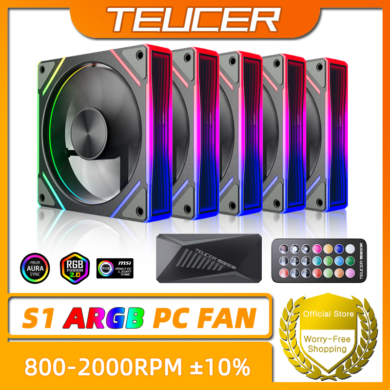 Pc Gaming Case - مروحة كمبيوتر TEUCER Prism S1 ARGB