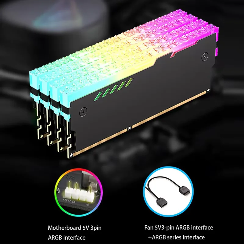 PC ذاكرة المبرد RM-1 RAM سترة  - مراجعة Pc Gaming Ddr3 وسعره