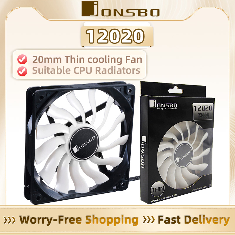 JONSBO 12020 120mm DC 12V 3Pin - مراجعة Pc Gaming Case وسعره