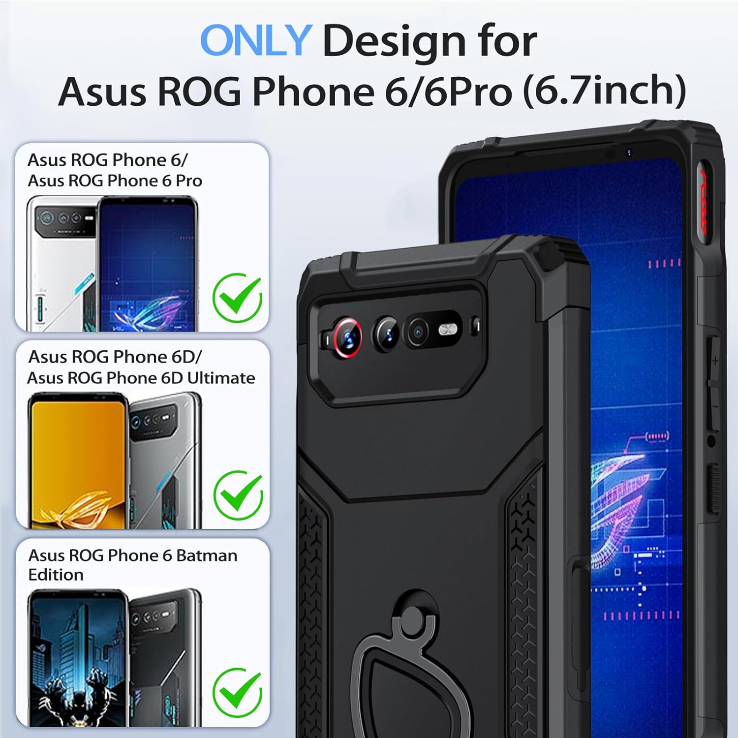 حافظة هاتف ROG 5 مقاومة للصدما - مراجعة Pc Gaming Case وسعره
