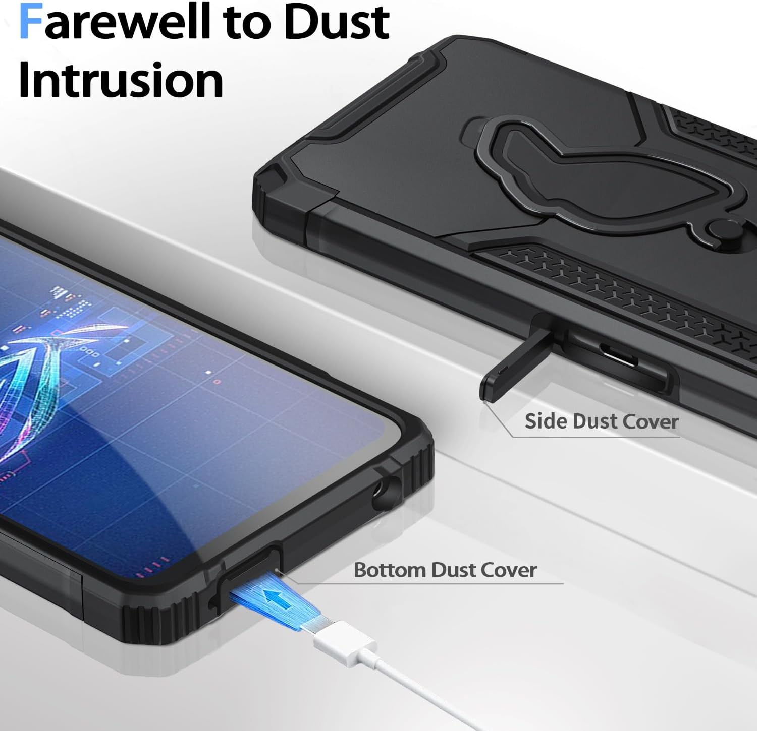 حافظة هاتف ROG 5 مقاومة للصدما - مراجعة Pc Gaming Case وسعره