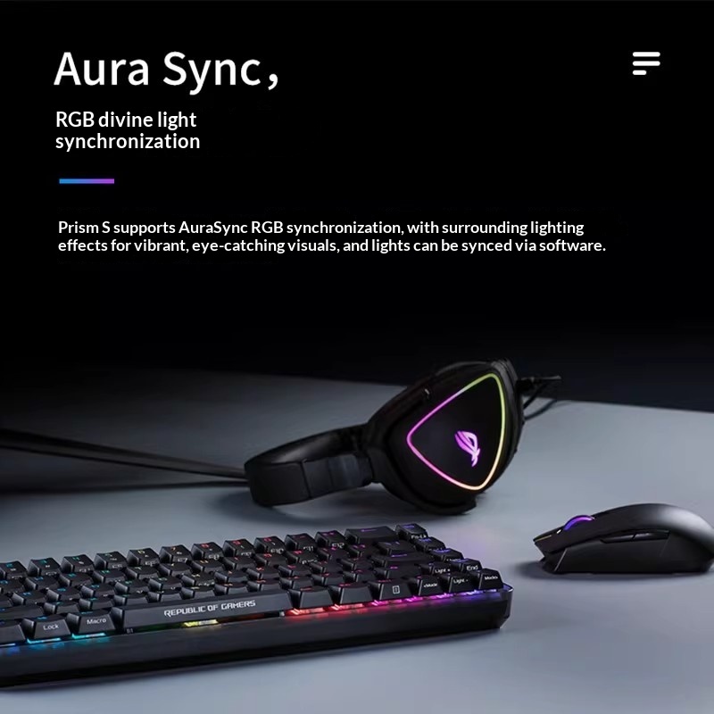 سماعات ألعاب ROG Prism خفيفة ا - مراجعة Gaming Headset وسعره