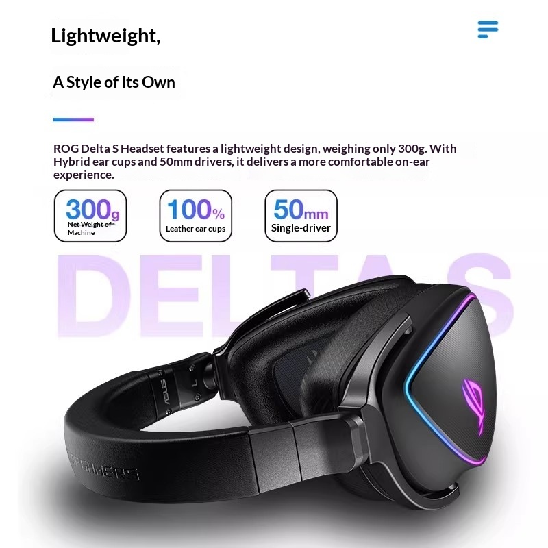 سماعات ألعاب ROG Prism خفيفة ا - مراجعة Gaming Headset وسعره