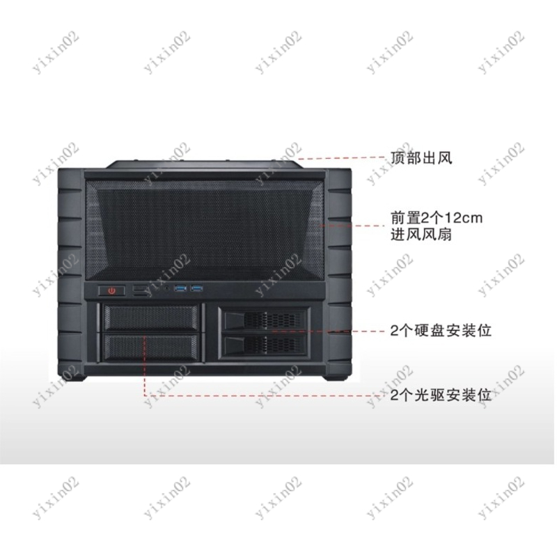 حافظة كمبيوتر اللوحة الأم ATX  - مراجعة Pc Gaming Case وسعره