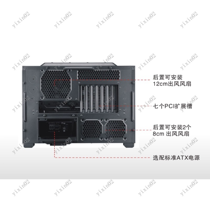 حافظة كمبيوتر اللوحة الأم ATX  - مراجعة Pc Gaming Case وسعره