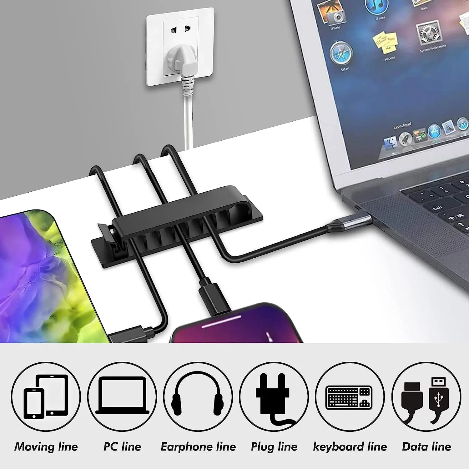 منظم الكابلات مقاطع كابلات ذات - مراجعة Cable Management Sleeve وسعره