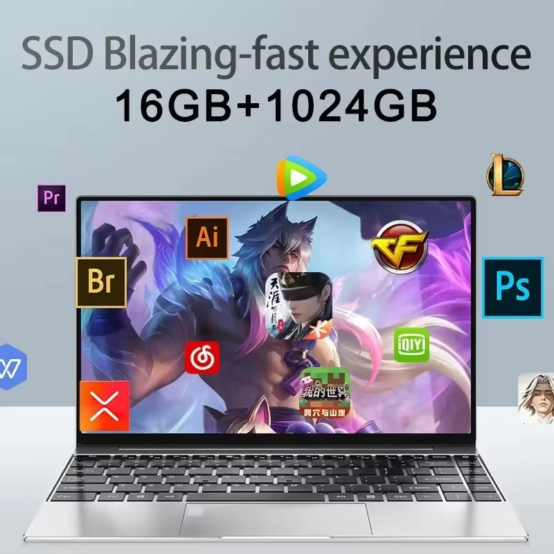 كمبيوتر محمول جديد فائق النحاف - مراجعة Pc Gaming Ddr3 وسعره