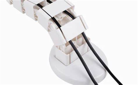 منظم كابلات أبيض تحت المكتب من - مراجعة Cable Management Sleeve وسعره