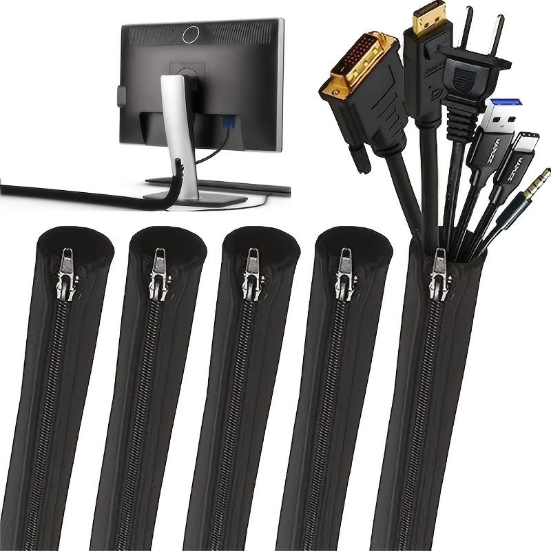 1/2/4 قطعة منظم سلك إدارة الكا - مراجعة Cable Management Sleeve وسعره