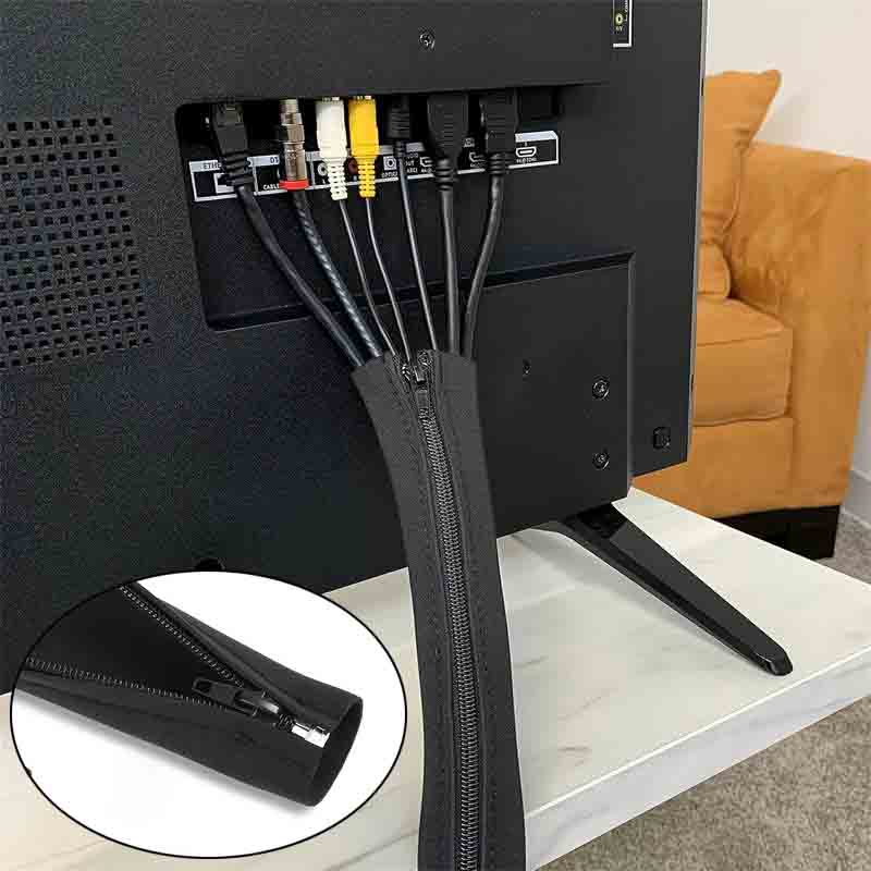 1/2/4 قطعة منظم سلك إدارة الكا - مراجعة Cable Management Sleeve وسعره