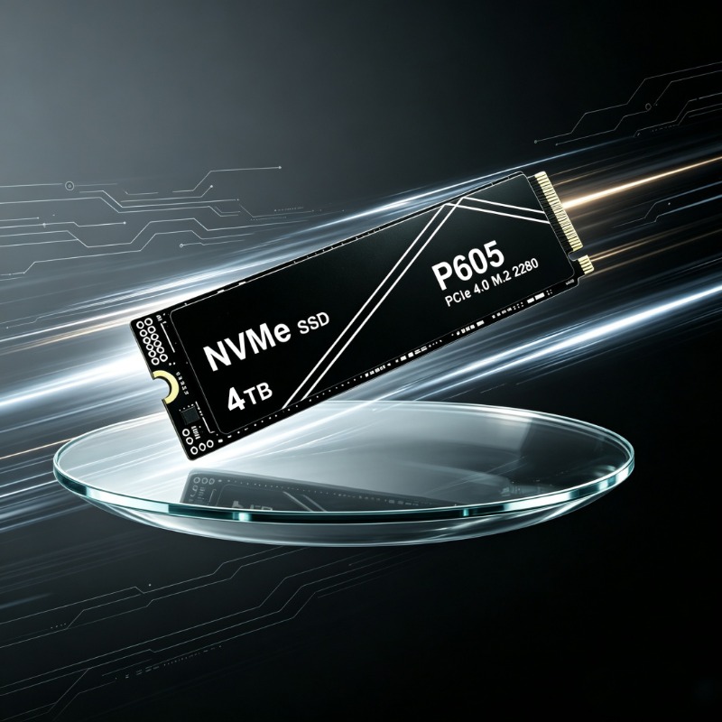 قرص SSD NVMe عالي السرعة P605  - مراجعة Pc Gaming Upgrades وسعره