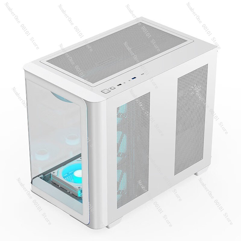 هيكل كمبيوتر مكتبي منحني بانور - مراجعة Pc Gaming Case وسعره