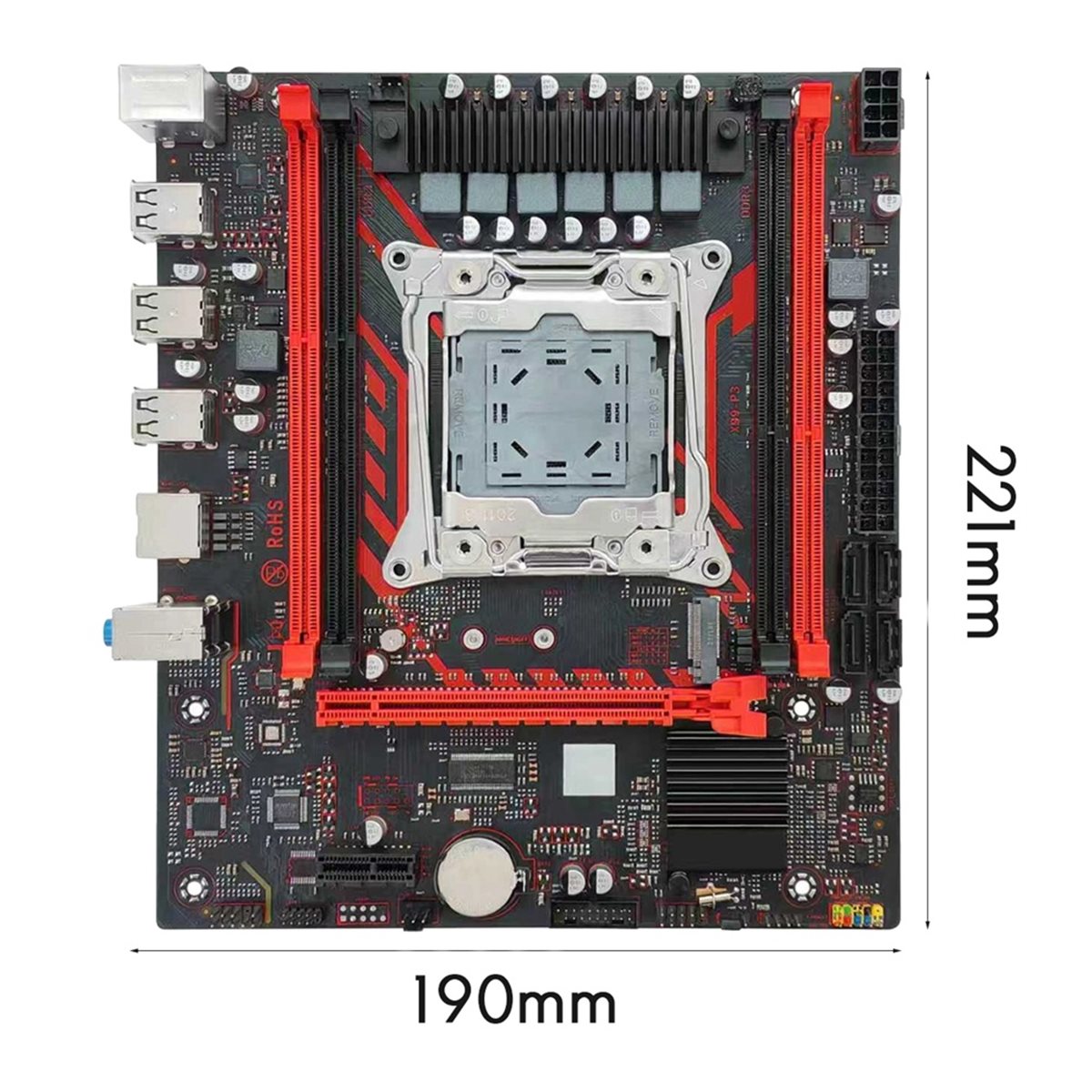 لوحة أم (A01R) X99 P3 LGA2011  - مراجعة Pc Gaming Ddr3 وسعره