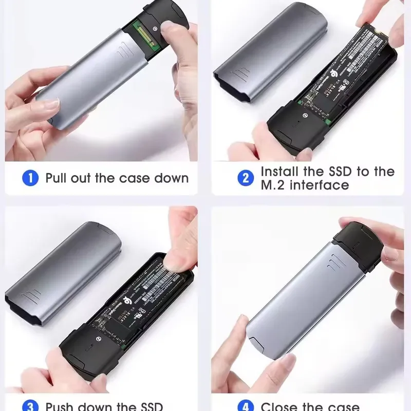علبة M2 NVMe SSD بسرعة 10 جيجا - مراجعة Pc Gaming Case وسعره
