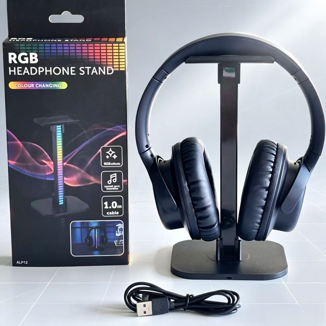 حامل سماعات ألعاب USB مع إضاءة - مراجعة Headset Stand وسعره