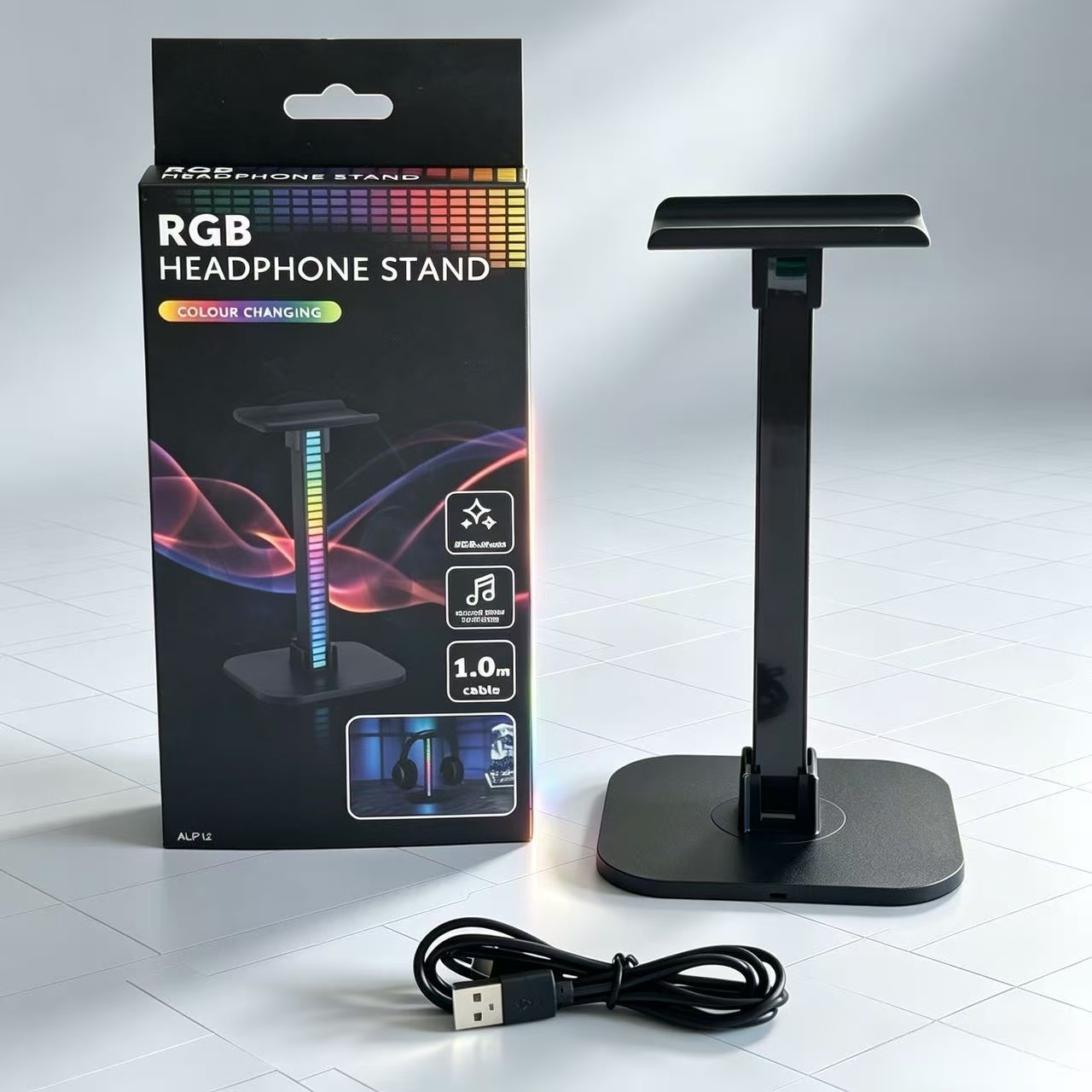 حامل سماعات ألعاب USB مع إضاءة - مراجعة Headset Stand وسعره