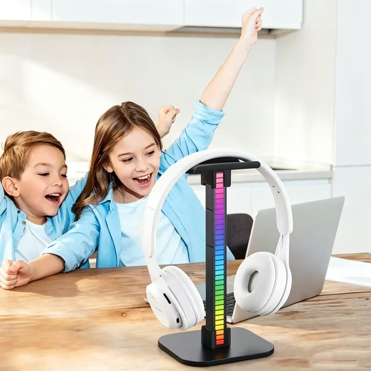 حامل سماعات ألعاب USB مع إضاءة - مراجعة Headset Stand وسعره