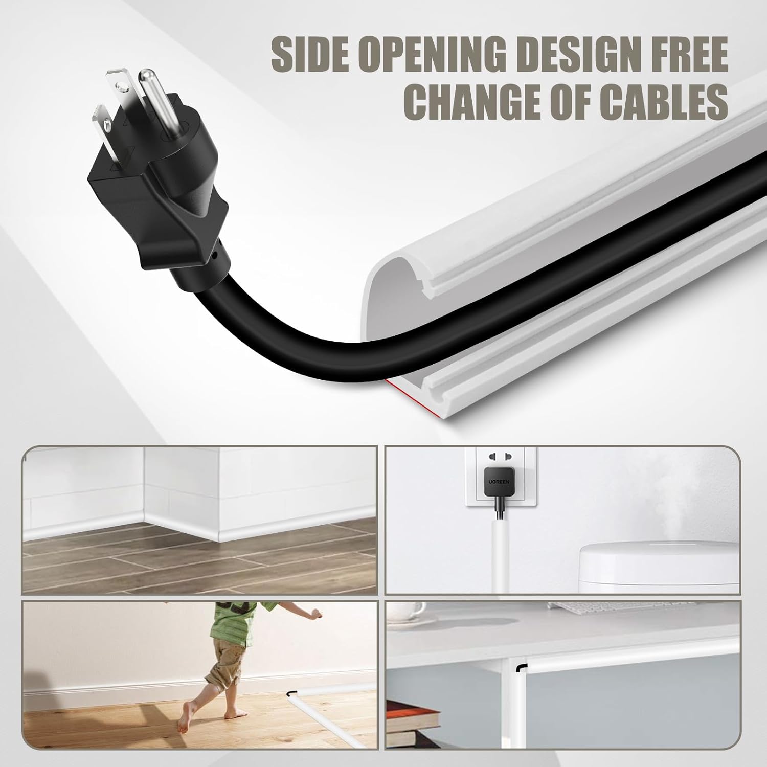 غطاء سيليكون مرن ذاتي اللصق لإ - مراجعة Cable Management Sleeve وسعره